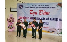 Trung tâm GD QP&AN tổ chức Tọa đàm kỷ niệm 40 năm ngày Nhà giáo Việt Nam 20-11